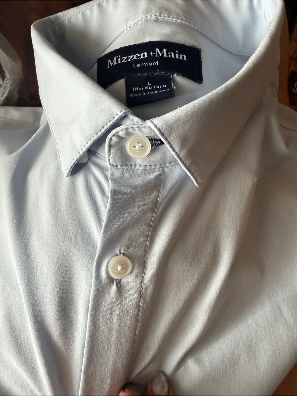 Mizzen+Main Light Blue Leeward Men's Dress Shirt